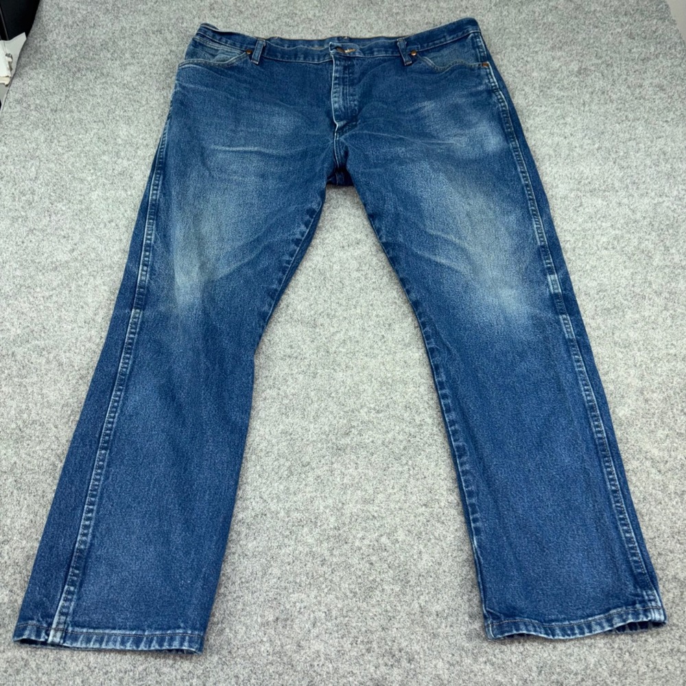 Wrangler Cowboy Cut Jeans Mens 42x32 Western Denim Straight Leg Workwear 13MWZ